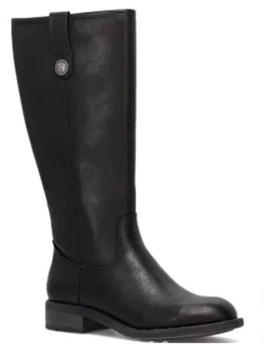 Frye and Co. Charlize black stacked heel riding boots
